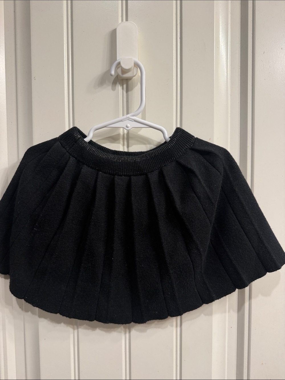 Cat & Jack Black Pleated Knit Skirt for Kids